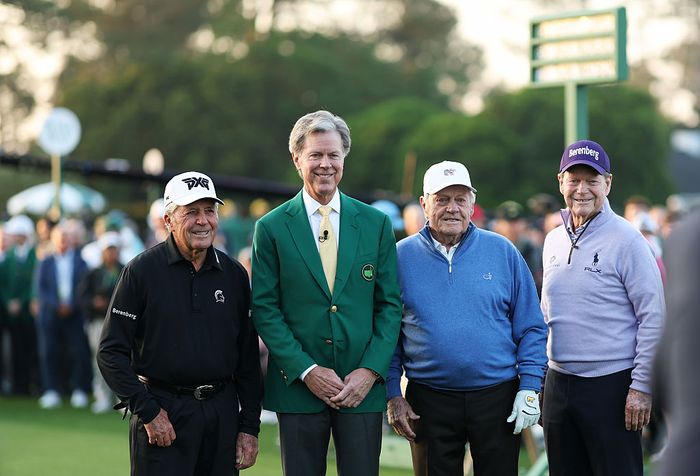 速報＞レジェンド3人による恒例“始球式”でマスターズ開幕！ 松山英樹は