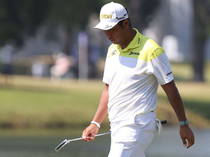 写真] 松山英樹が10勝目、ソールが黒い“弾丸”パターは、いつもの