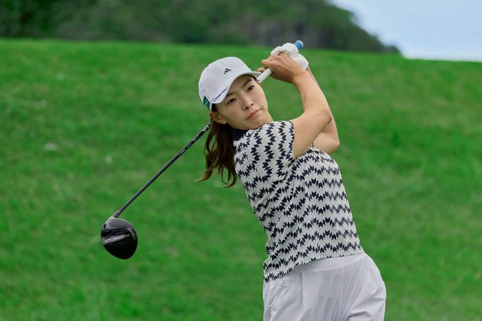 ★タグ付★渋野日向子選手着用モデル★アディダス ゴルフ ストレッチスコート XL 写真] 渋野日向子がモデルとして着用！ アディダスゴルフの春夏