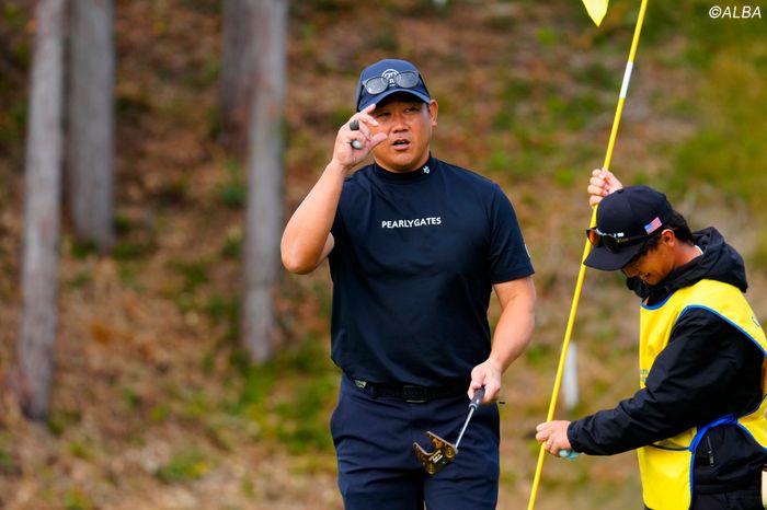 松坂大輔は4バーディ奪取『74』 大緊張でスタート前に思わぬ事態も