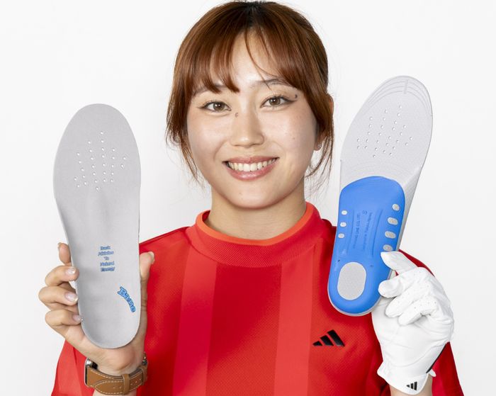 ちゃくらmanage最終お値下げ 写真] 小祝さくら、中島啓太が絶賛する「インソール」は本当に