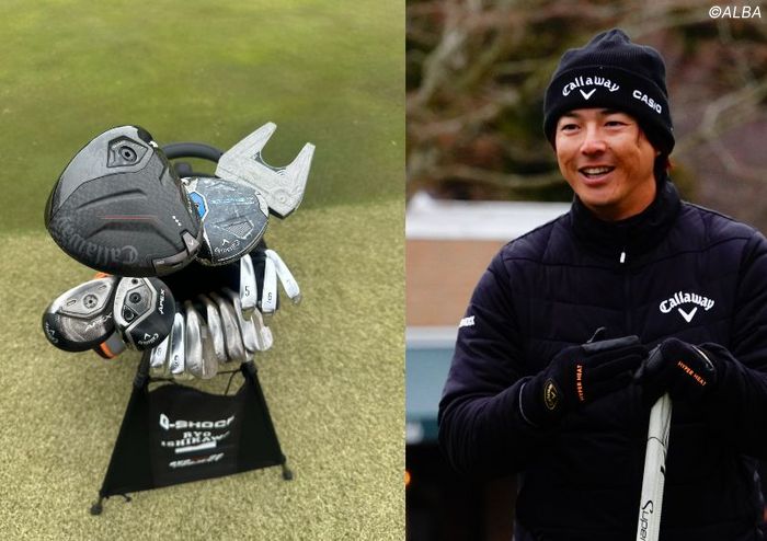 希少Callaway レッドレーベル　カシミヤ　未使用　石川遼　日本製 米下部で戦う石川遼の2026年クラブセッティング 1Wは”原点回帰”の最新