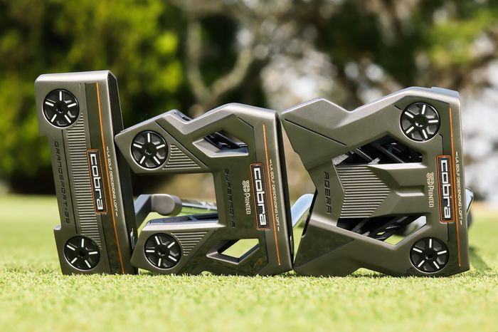 コブラ『3D PRINTED PUTTER』シリーズ。超精密な設計が可能な「3Dプリンター」を活用することで、寛容性の高さやフィーリングの良さを追求している