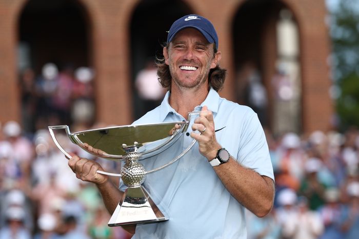 トミー・フリートウッド オートグラフキャップ・PGAツアー初優勝おめでとう ♪ 動画】トミー・フリートウッドが164試合目でのPGAツアー初優勝で