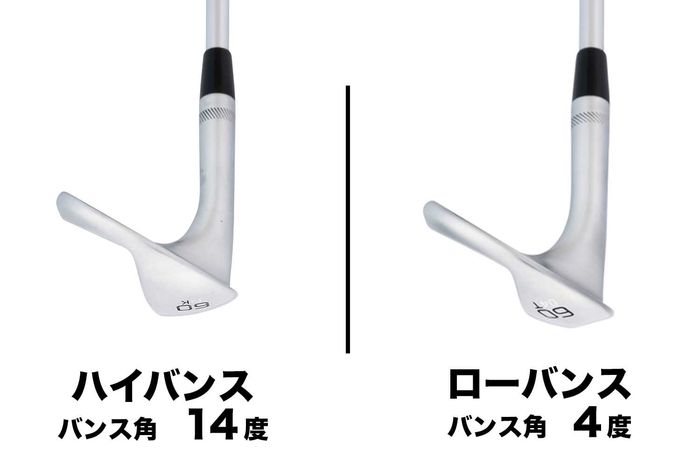 左がボーケイSM9 Kグラインド(ハイバンス)、右がボーケイSM9 Tグラインド(ローバンス)