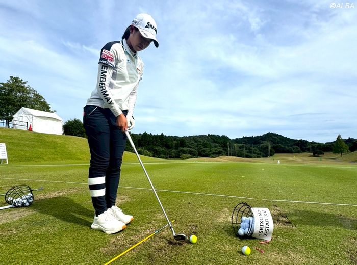 女子プロたち絶賛の“ズルいボール”をツアー会場で発見！ 回転丸