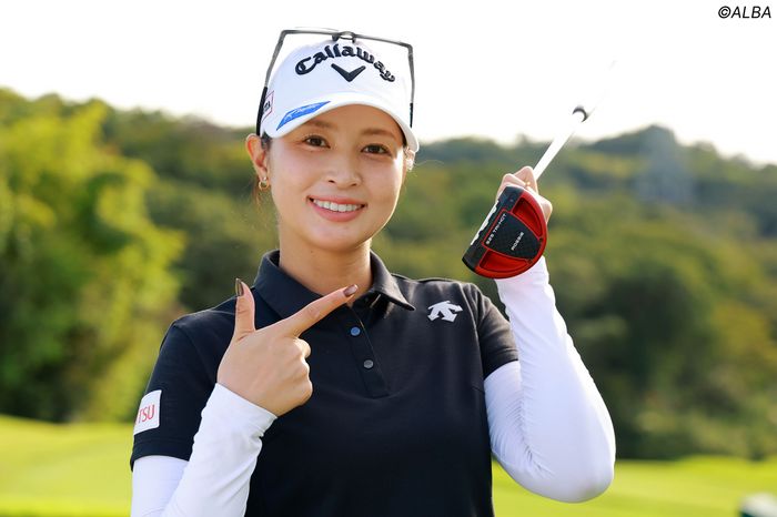 キャロウェイゴルフボール 柏原明日架女子ゴルフプロ