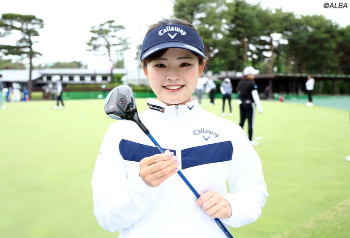 政田夢乃選手　ネームボール UTが苦手でもアイアン以外の選択肢 政田夢乃は11番ウッド即投入で今季