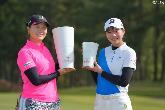 6年ぶりVを飾った福山恵梨と当時ベストアマを獲得した菅楓華