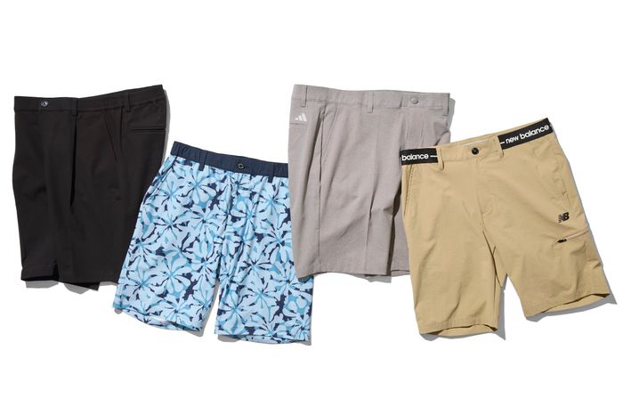 ニューバランスゴルフ　総柄ショートパンツ New Balance ニューバランスゴルフ ショートパンツ イエロー×白