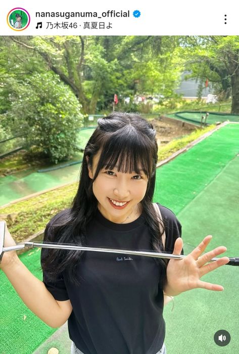 写真] 北海道での試合をスキップした菅沼菜々、乃木坂46とのニアミスを