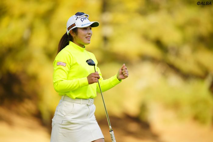 新女王・佐久間朱莉は3打差2位 「ちょっと悔しい。リコーで勝ちたい