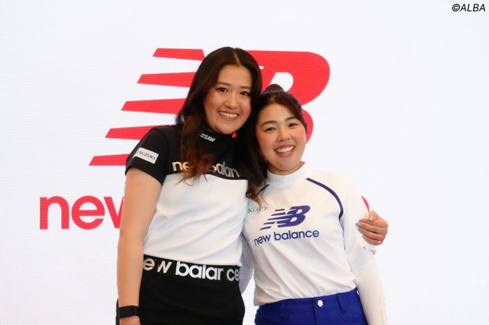 写真] 山下美夢有がニューバランスとアパレル契約締結「とても