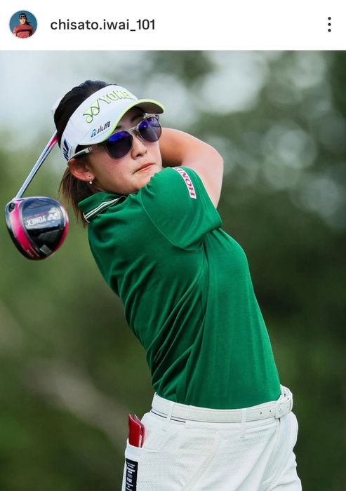 岩井千怜プロサイン入り 宮里藍サントリーレディースキャップ 全米女子プロを4位タイでフィニッシュした岩井千怜にサプライズ