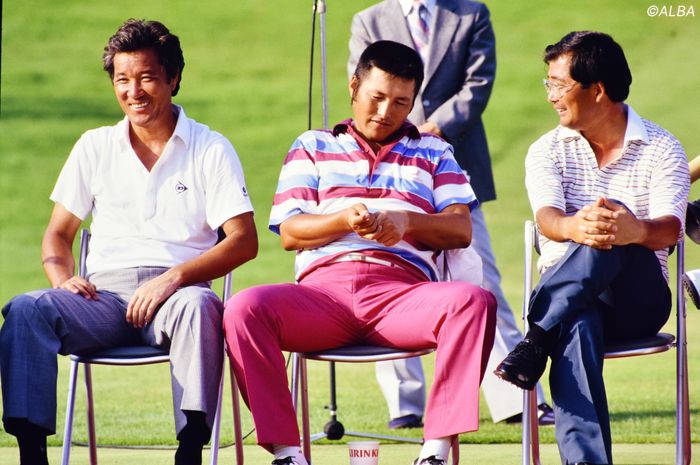 【中島常幸 青木功】プロゴルファー ネーム入りゴルフボール AON”の盟友 青木功、中嶋常幸がジャンボ尾崎氏を追悼 「叶う事なら最後