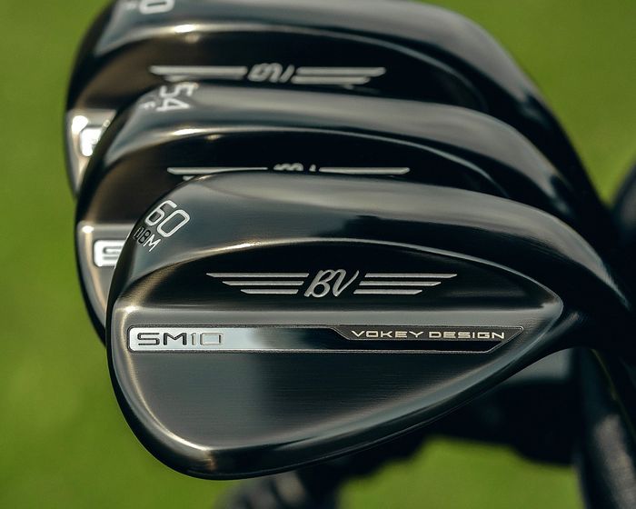 w【超美品3本】ボーケイ SM10 50.54.60ジェットブラック タイトリスト VOKEY SM10 ウェッジ メンズ 右用 ジェット