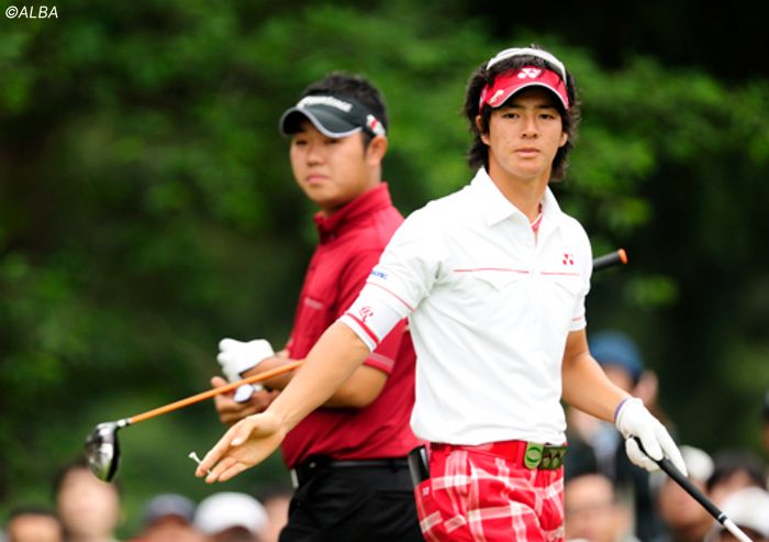 石川遼と薗田峻輔の同組対決が実現した