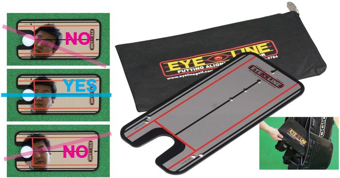 EYELINE GOLF ショットアライメント ミラー パットのアドレス＆ストロークを鍛える器具！PGAトッププロ御用達