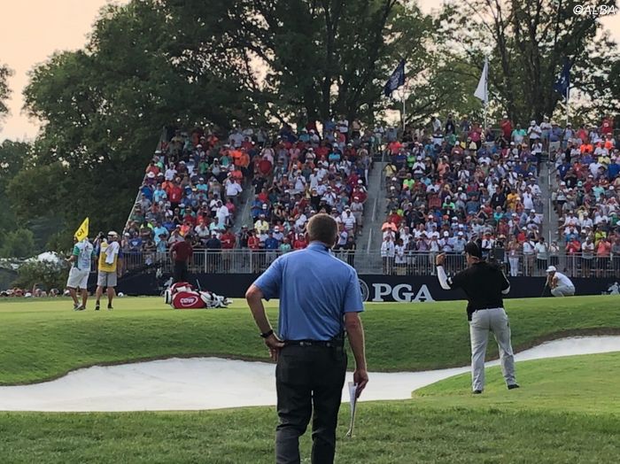 タイガーの最終ホール しっかり見届けてきました