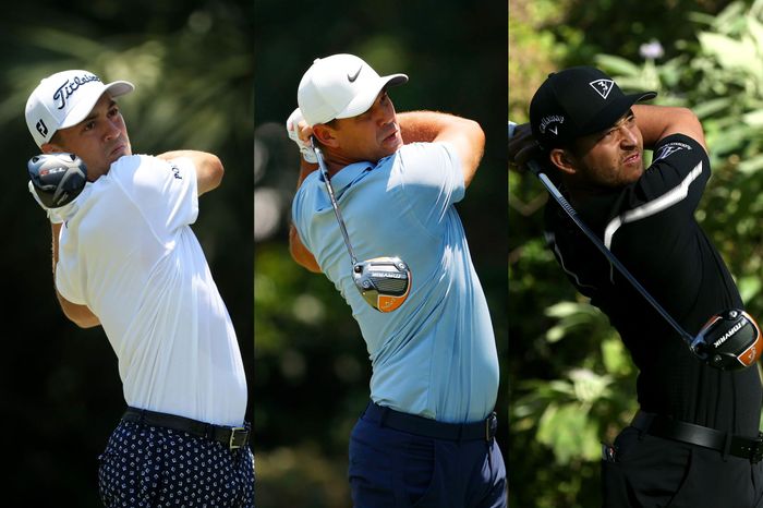 左からジャスティン・トーマス、ブルックス・ケプカ、ザンダー・シャウフェレ