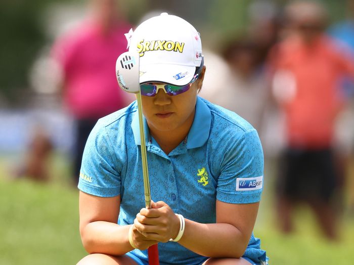 畑岡奈紗、新投入のパターが◎ 愛犬モチーフの「パターカバーが  