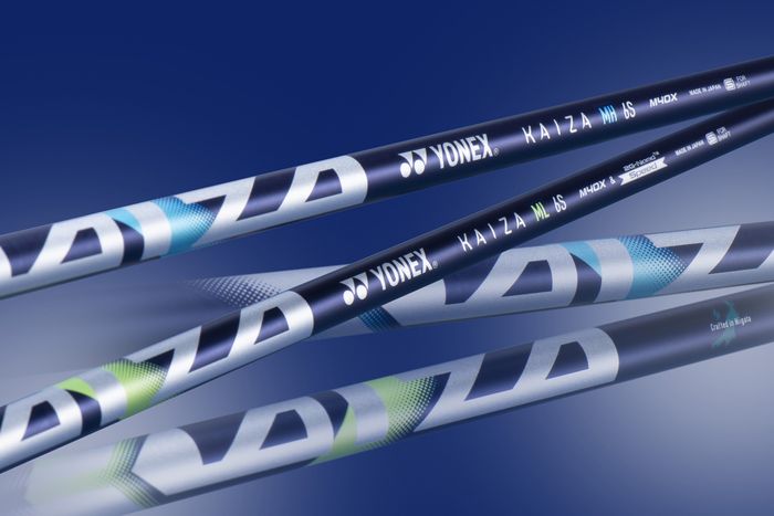 ヨネックスの最新カスタムシャフト、中元の『KAIZA MH』と先中の