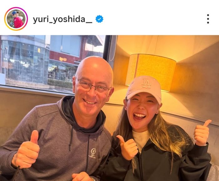 吉田優利がJGA競技者強化事業から退任する豪州人コーチに感謝 「いつも