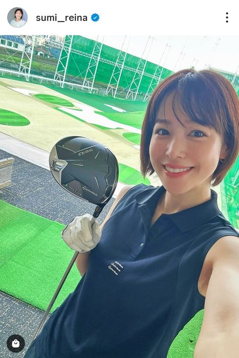 フリーアナの鷲見玲奈がノースリーブ姿で久々の猛練習 休んでいる間に