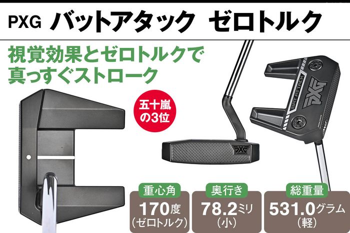 開閉しにくい”パター選手権 ゼロトルク VS フェースバランスはどっちが