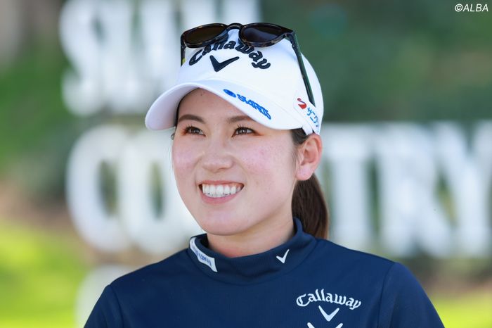 今年こそ米国女子ツアーで初優勝を目指す西村優菜(撮影:福田文平)
