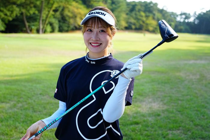 写真] トラックマンで280Y？ 飛距離20Yアップで都玲華が先週4位