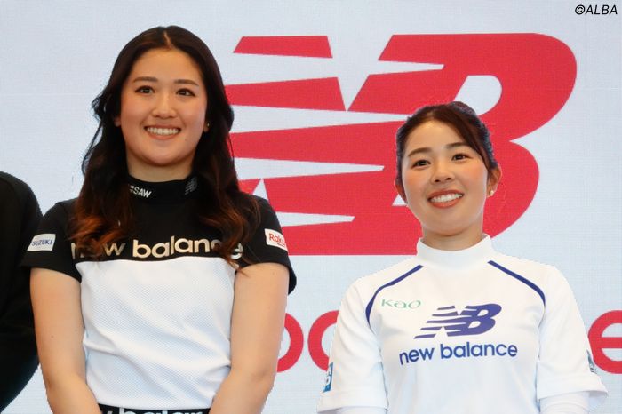 写真] 山下美夢有がニューバランスとアパレル契約締結「とても