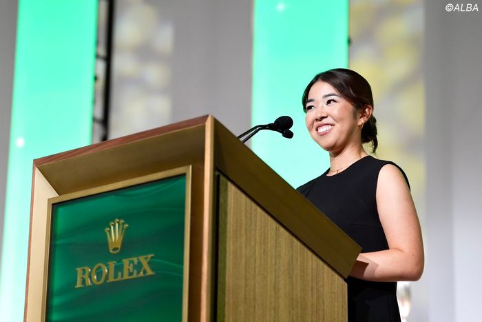新人賞受賞の山下美夢有が米年間アワードで初めての“英語スピーチ
