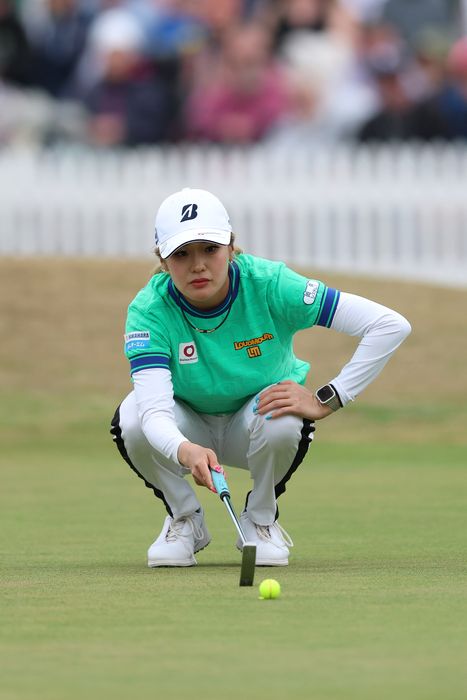 写真] 桑木志帆のメジャー初制覇はカラーボールにとっても歴史的快挙