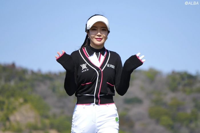 今週は日本ツアー復帰第3戦に挑むアン・シネ(撮影:鈴木祥)