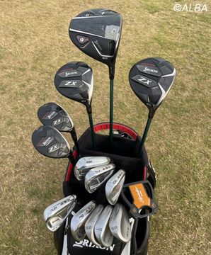 PRGRゴルフバッグ　山下美夢有プロ直筆サイン付 新品未使用　タグ付き 24EPOCH JLPGA 女子ゴルフ Top Players 山下美夢有 ウェアカード