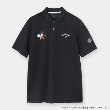 限定キャロウェイ×ドラゴンボールコラボ ポロシャツ！LLオリジナルシール付き‼️ ドラゴンボール／キャラクタープリントポロシャツ(半袖シャツ