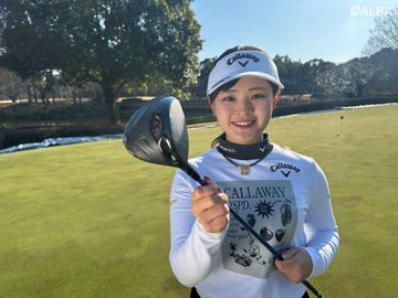 1Wや5Wは“青ベン”なのに3Wだけつかまり系の“赤ベン” 政田夢乃が3番Wに
