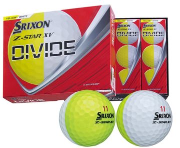 スリクソン中古ゴルフボール　ツートンカラー Amazon | SRIXON スリクソン Z-STAR XV DIVIDE 2021年モデル