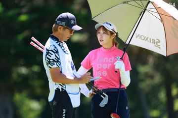 森田遥 ウェアも心機一転！アディダスゴルフと新規契約、アン・シネ