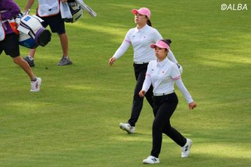 小祝さくら＆竹田麗央が宮崎合宿 トンネル連発の「ヘナチョコ