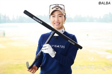 上田が練習で使っている辻村コーチ考案の『辻村棒-Body rotation MAX-』