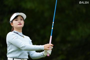 政田夢乃はラウンド中にミスが出るとアドレスで直すという