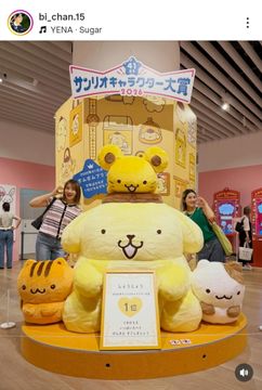 どっちがカワイイ？ 人気女子プロが「サンリオ展」を訪問、マイ 
