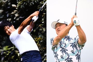 写真] 身長164センチなのに飛ばし屋！ 全盛期の倉本昌弘はフットワーク