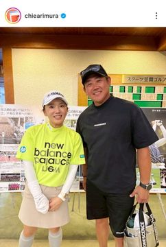 松山英樹とアダム・スコットがシミュレーションゴルフで対決！ 会場に