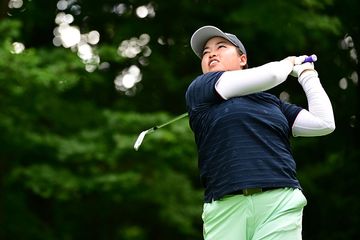 国内女子ツアー初日好発進の入谷響、260Y飛ばす超パワーヒッターの