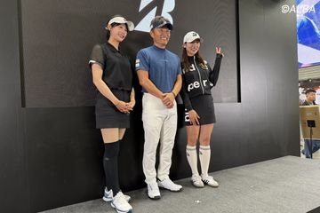 JGFのブリヂストンブースで賞金王・宮本勝昌らがトークショーに登壇
