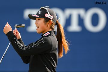 佐久間朱莉がアクセル全開。強豪米ツアーメンバーとしのぎを削っている