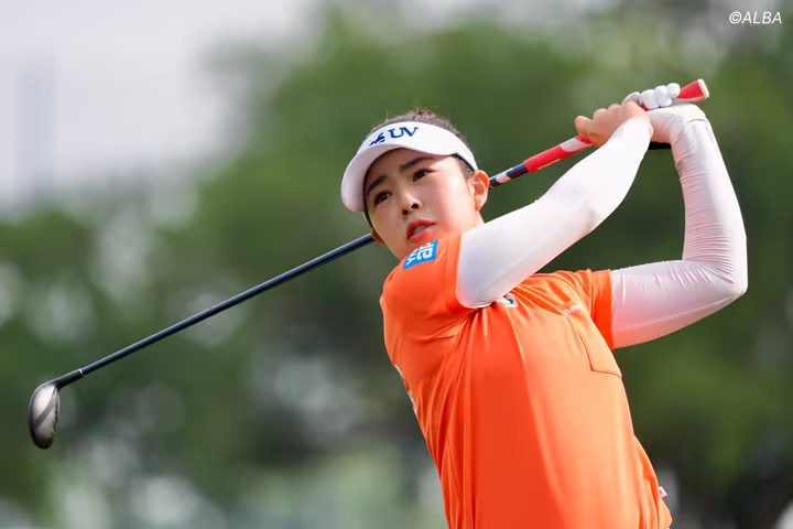 メジャー3日目を終え山下美夢有(写真)、岩井明愛が急浮上した。